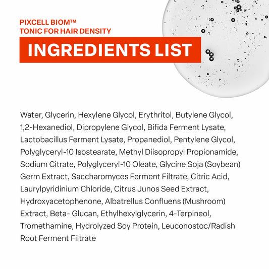 PURCELL PIXCELL BIOM™ TONIC FOR HAIR DENSITY (4.39 Fl. Oz.,130ml)