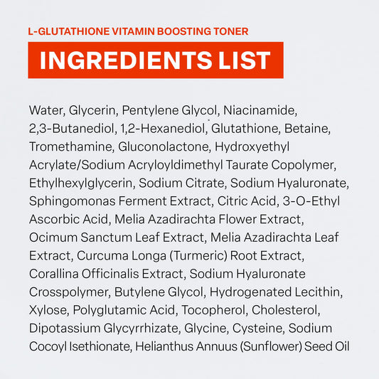 PURCELL L-GLUTATHIONE Vitamin Boosting Toner (150ml / 5.07 fl oz)